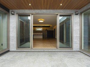 １階で生活が完結できるお家